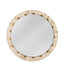 Bassett White Global Wall Mirror