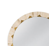 Bassett White Global Wall Mirror