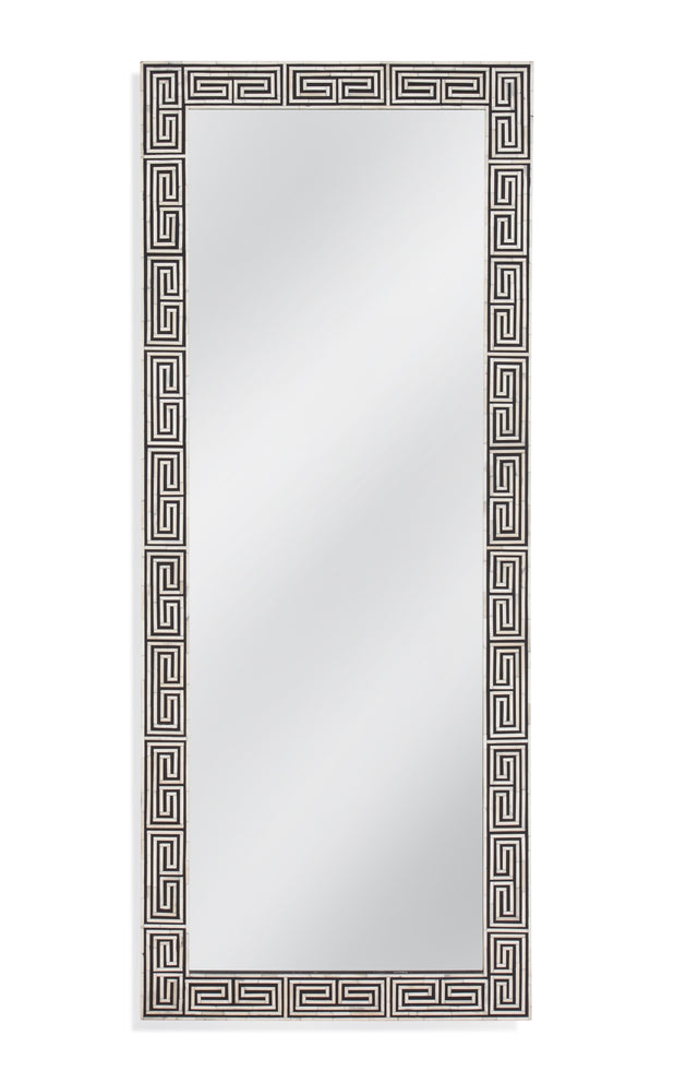 Bassett Black Newton Floor Mirror