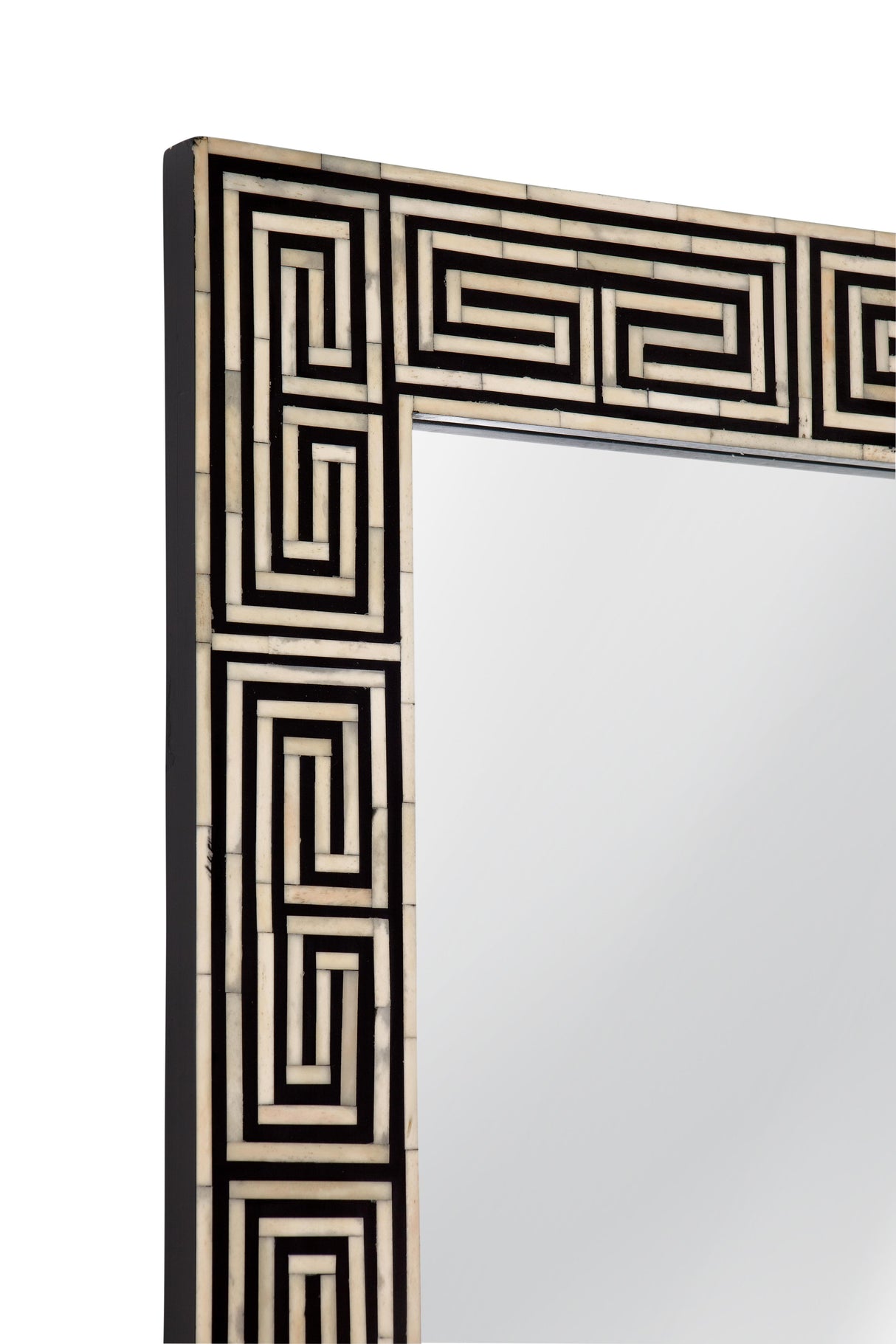 Bassett Black Newton Floor Mirror