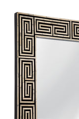 Bassett Black Newton Floor Mirror