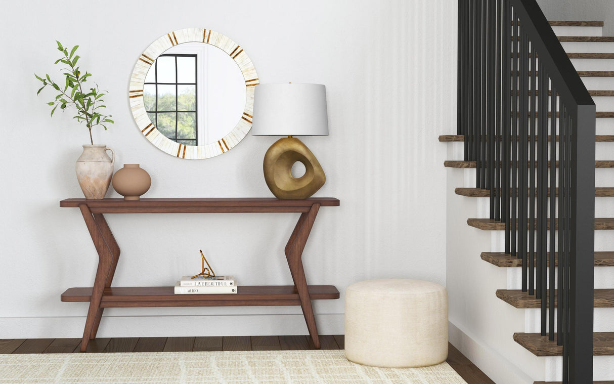 Bassett White Clever Wall Mirror