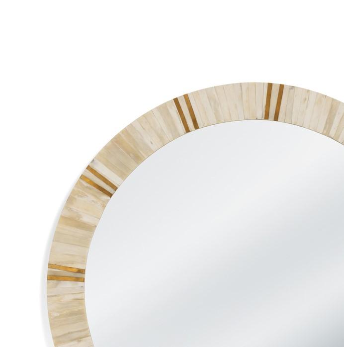 Bassett White Clever Wall Mirror