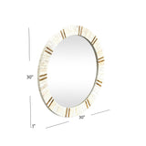Bassett White Clever Wall Mirror