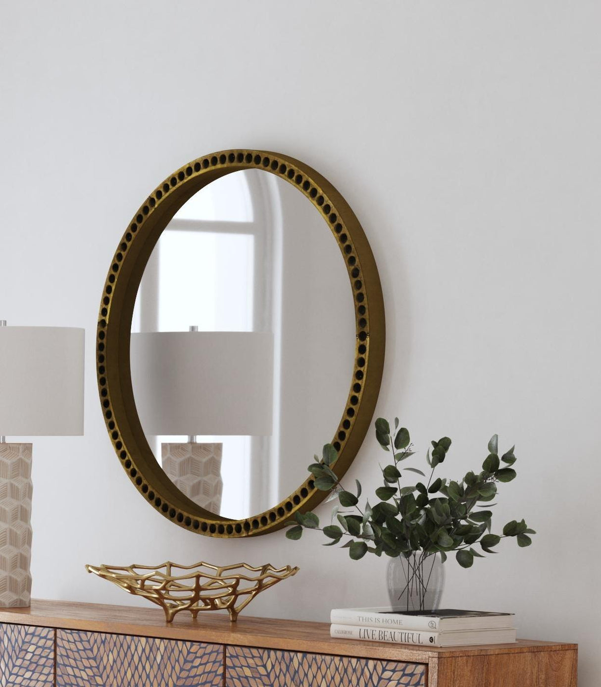 Bassett Gold Sansee Wall Mirror