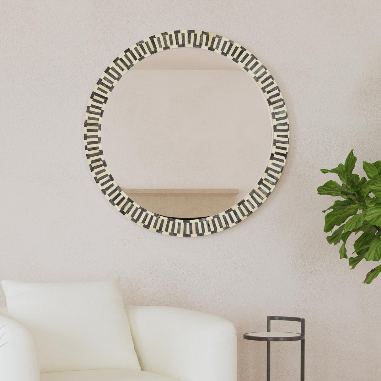 Bassett Gray Sceptre Wall Mirror