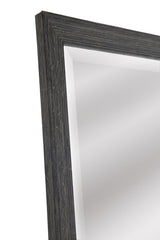 Bassett Black Timely Floor Mirror