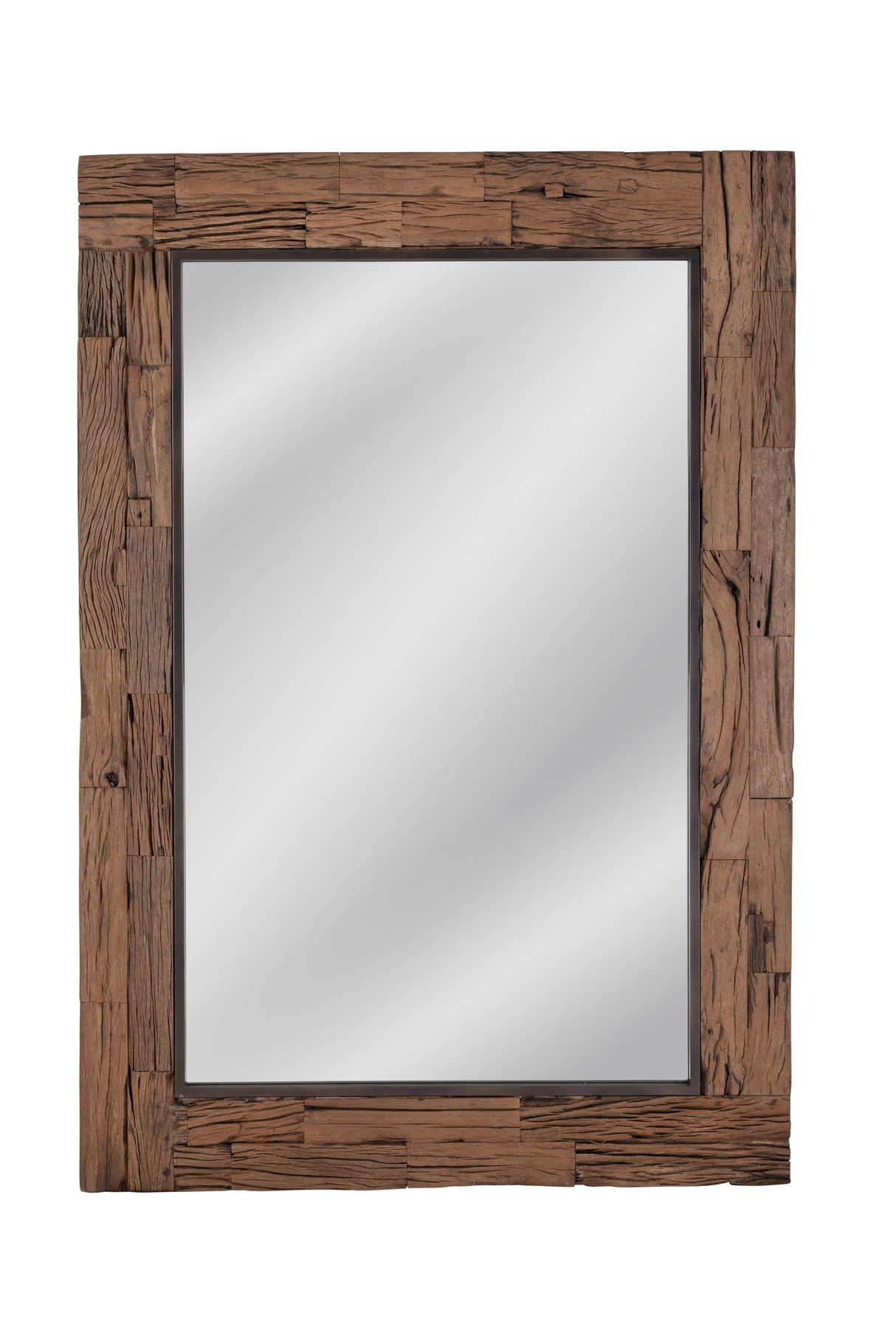 Bassett Brown Rustic Floor MIrror
