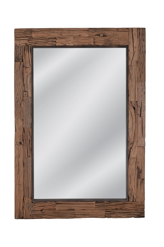 Bassett Brown Rustic Floor MIrror