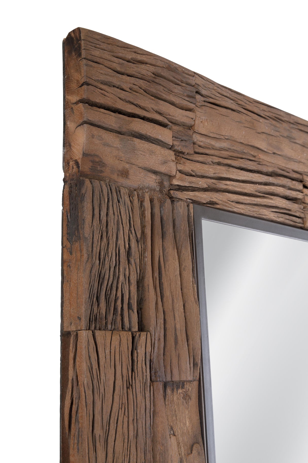Bassett Brown Rustic Floor MIrror