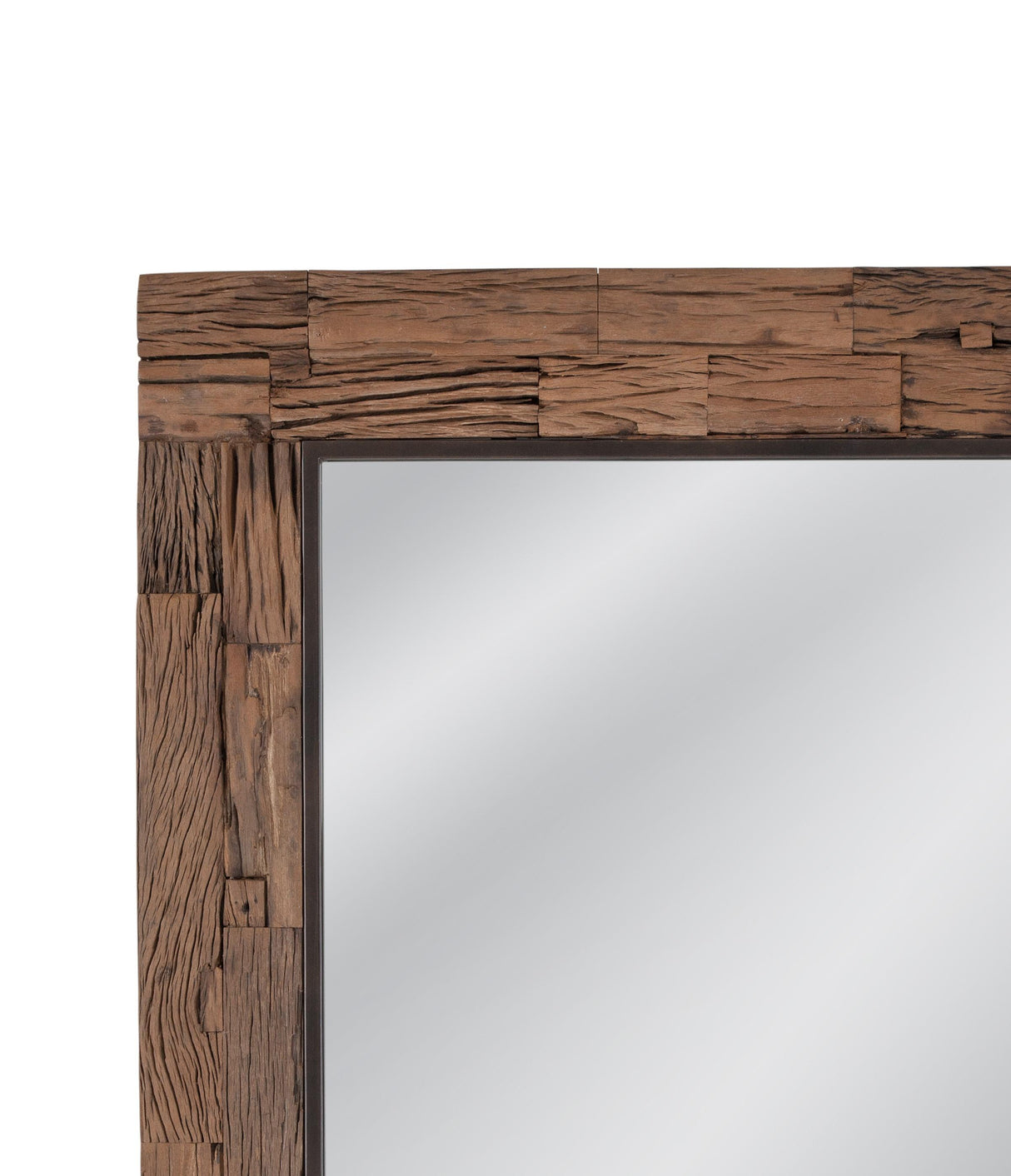 Bassett Brown Rustic Floor MIrror