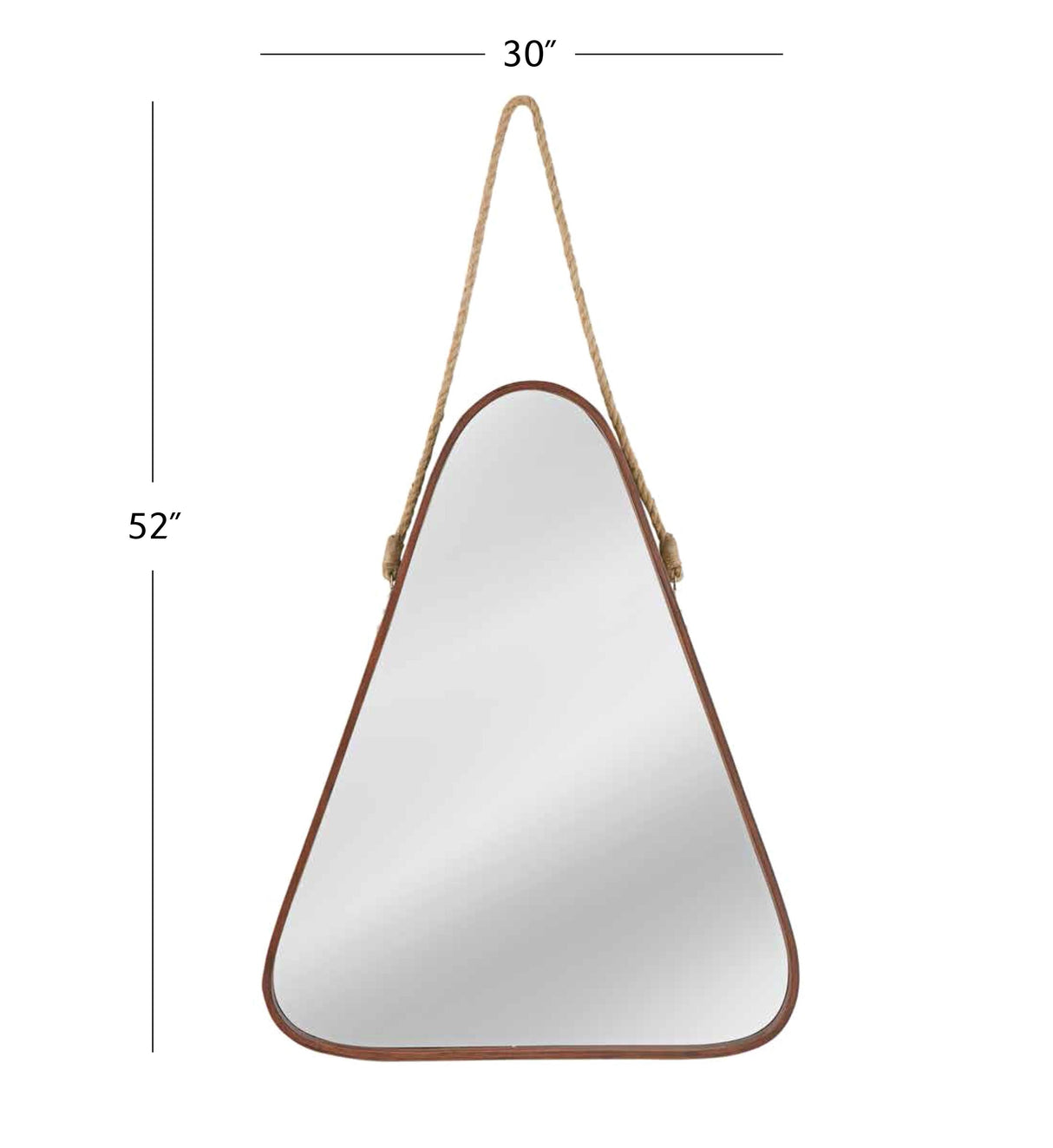 Bassett Brown Standish Wall Mirror