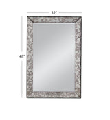Bassett Silver Mic Wall Mirror