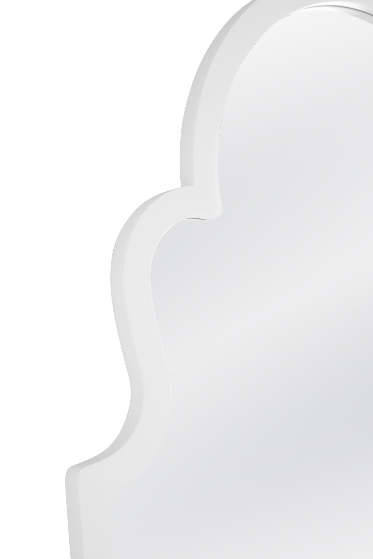 Bassett White Abbie Floor Mirror