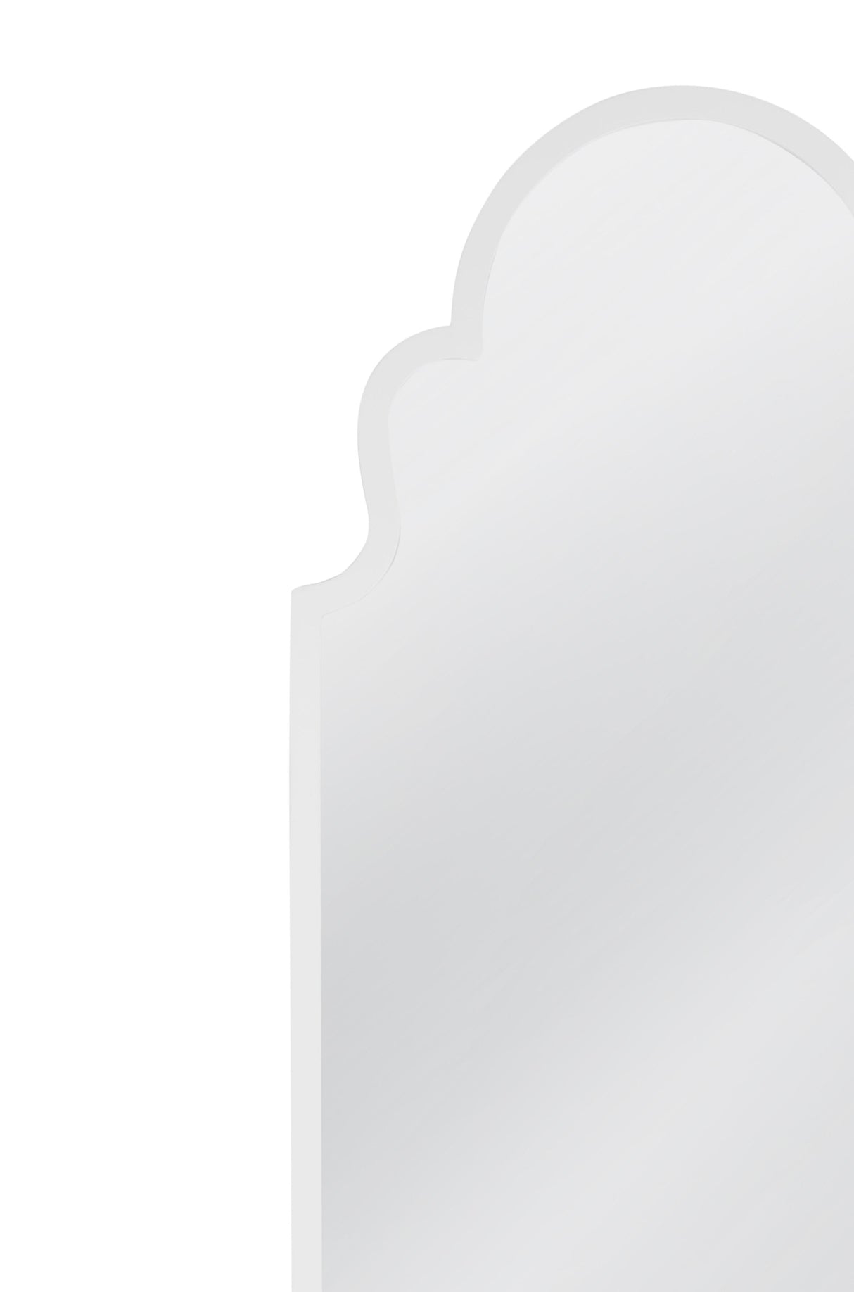 Bassett White Abbie Floor Mirror