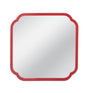Bassett Red Flora Square Wall Mirror