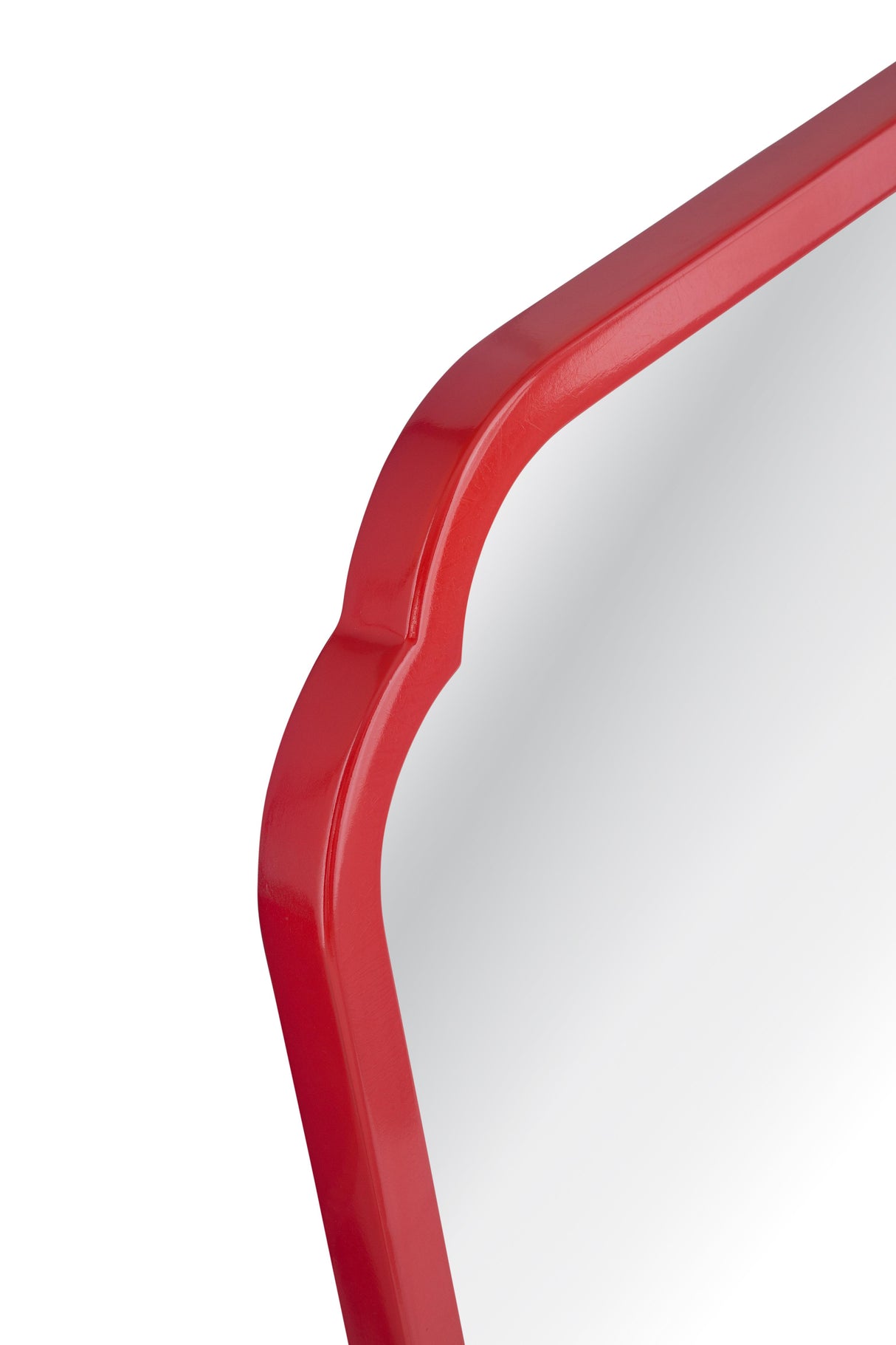 Bassett Red Flora Square Wall Mirror