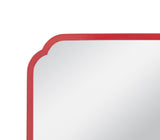 Bassett Red Flora Square Wall Mirror