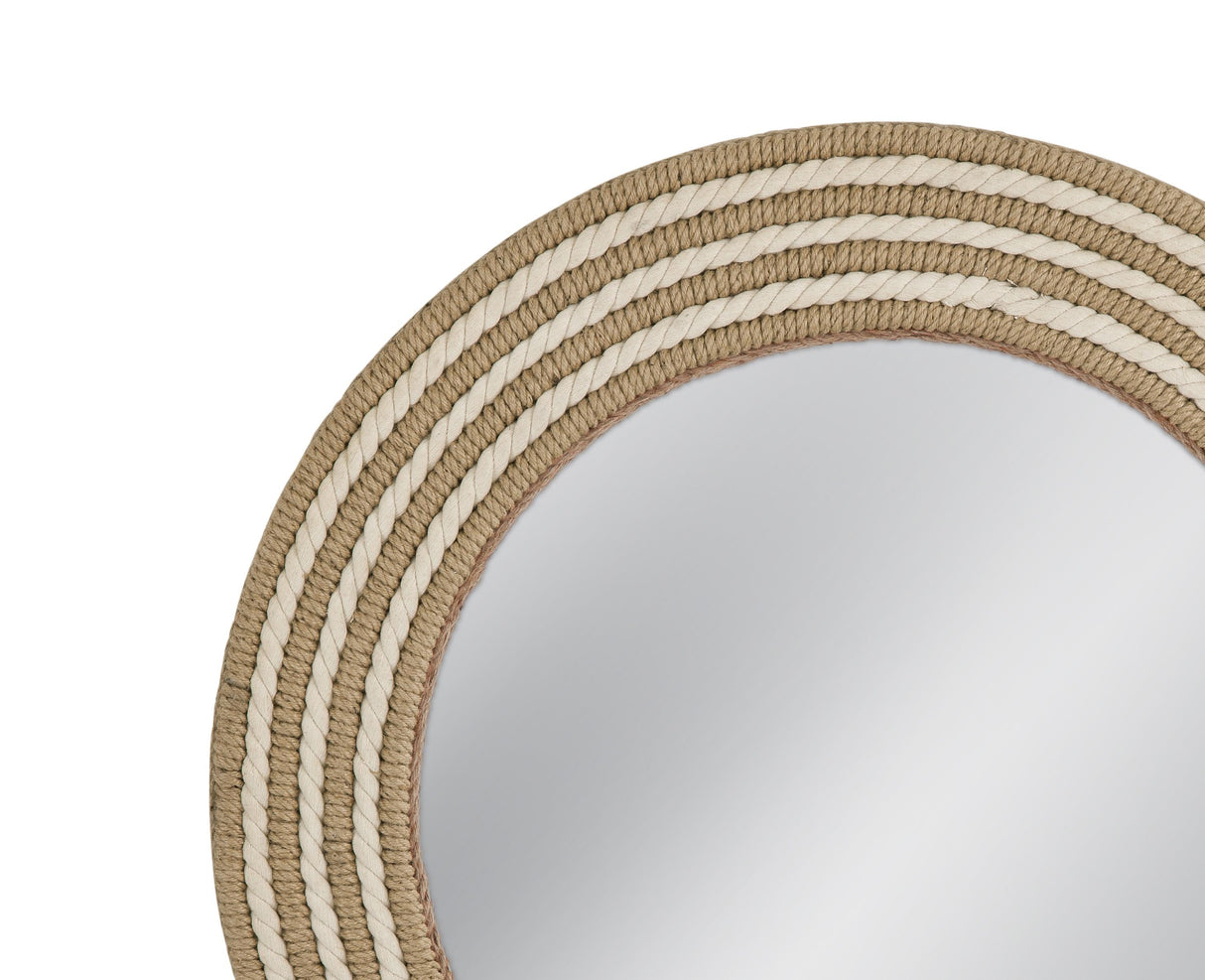 Bassett White Astern Wall Mirror