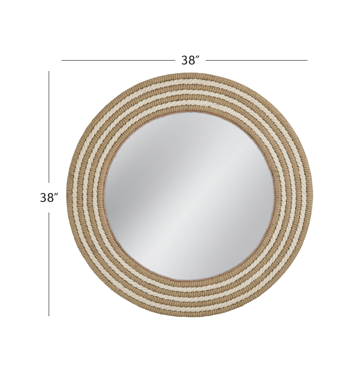 Bassett White Astern Wall Mirror