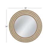 Bassett White Astern Wall Mirror