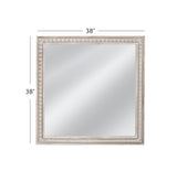 Bassett White Cappi Wall Mirror
