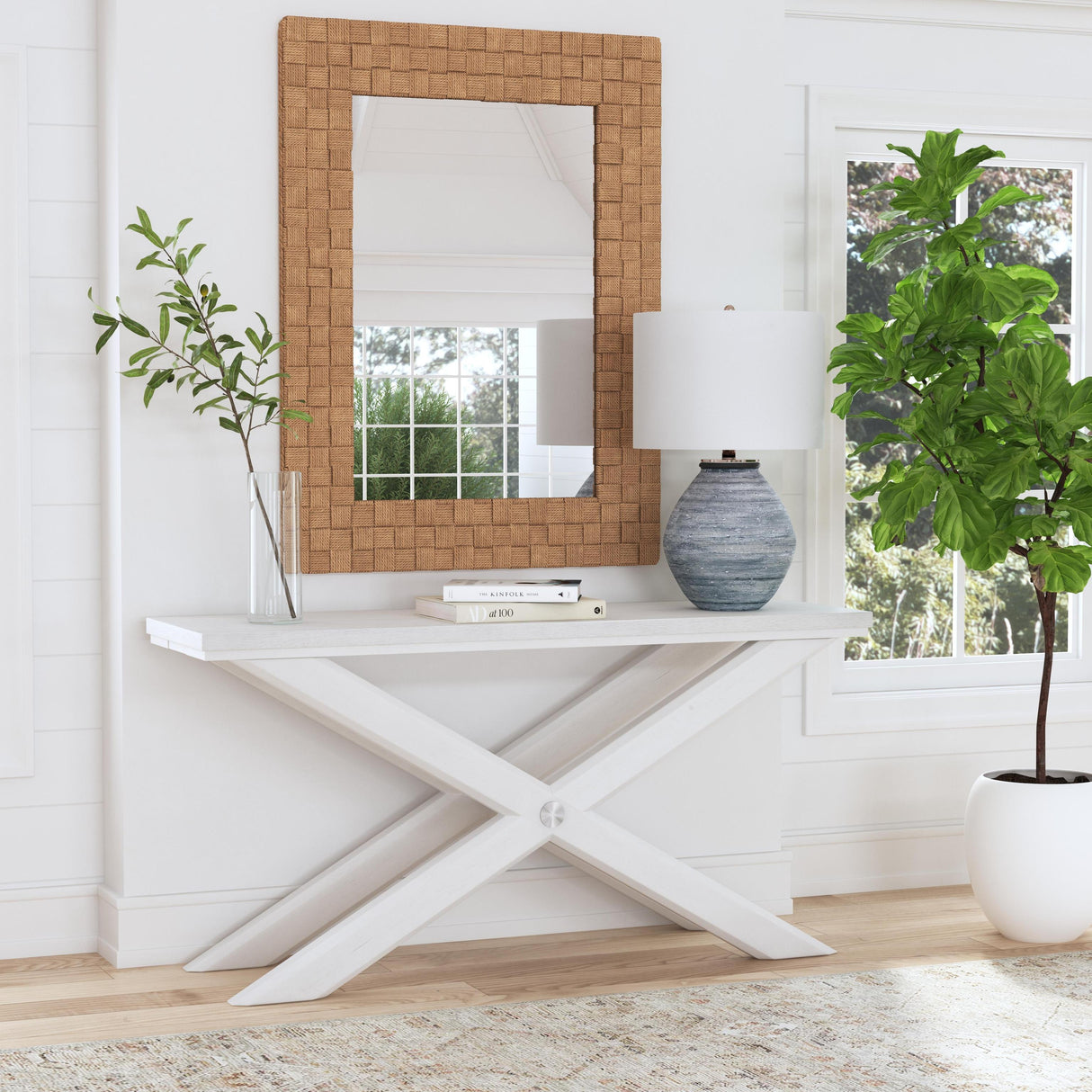 Bassett Brown Darlington Wall Mirror