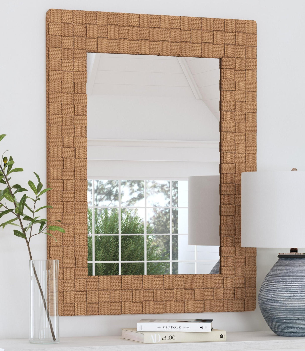 Bassett Brown Darlington Wall Mirror