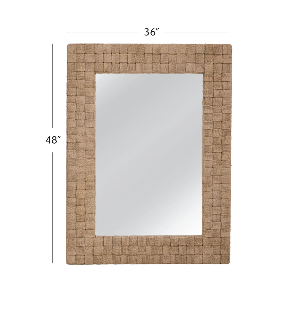 Bassett Brown Darlington Wall Mirror