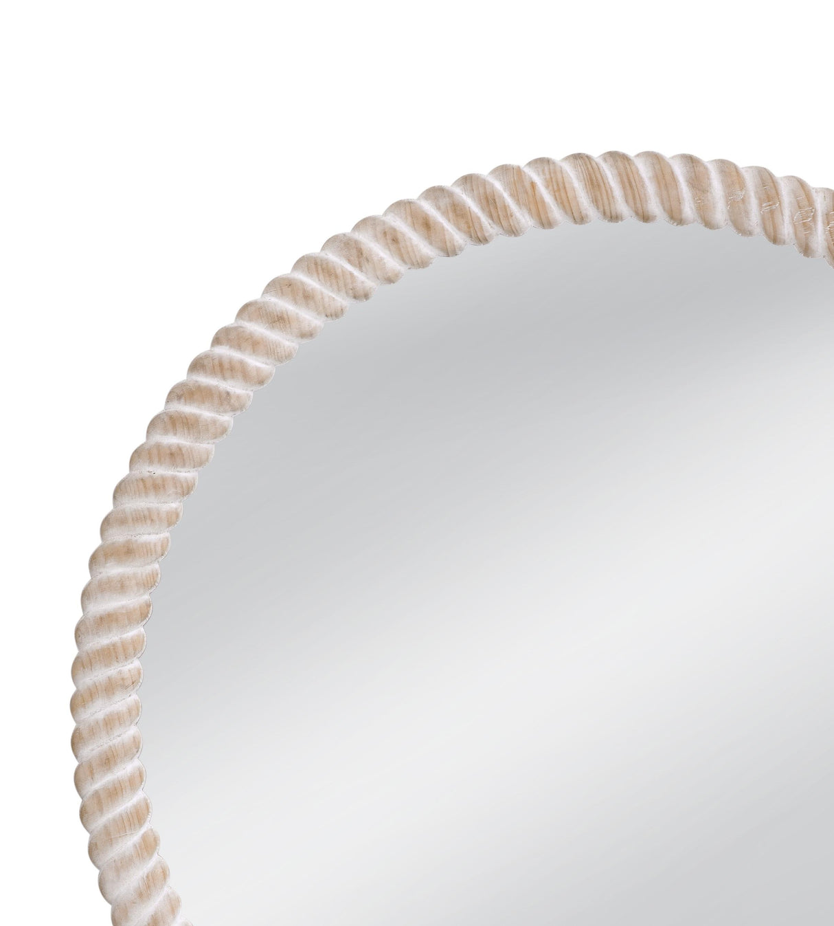 Bassett White Ely Wall Mirror