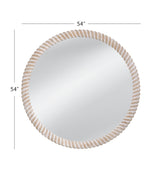 Bassett White Ely Wall Mirror