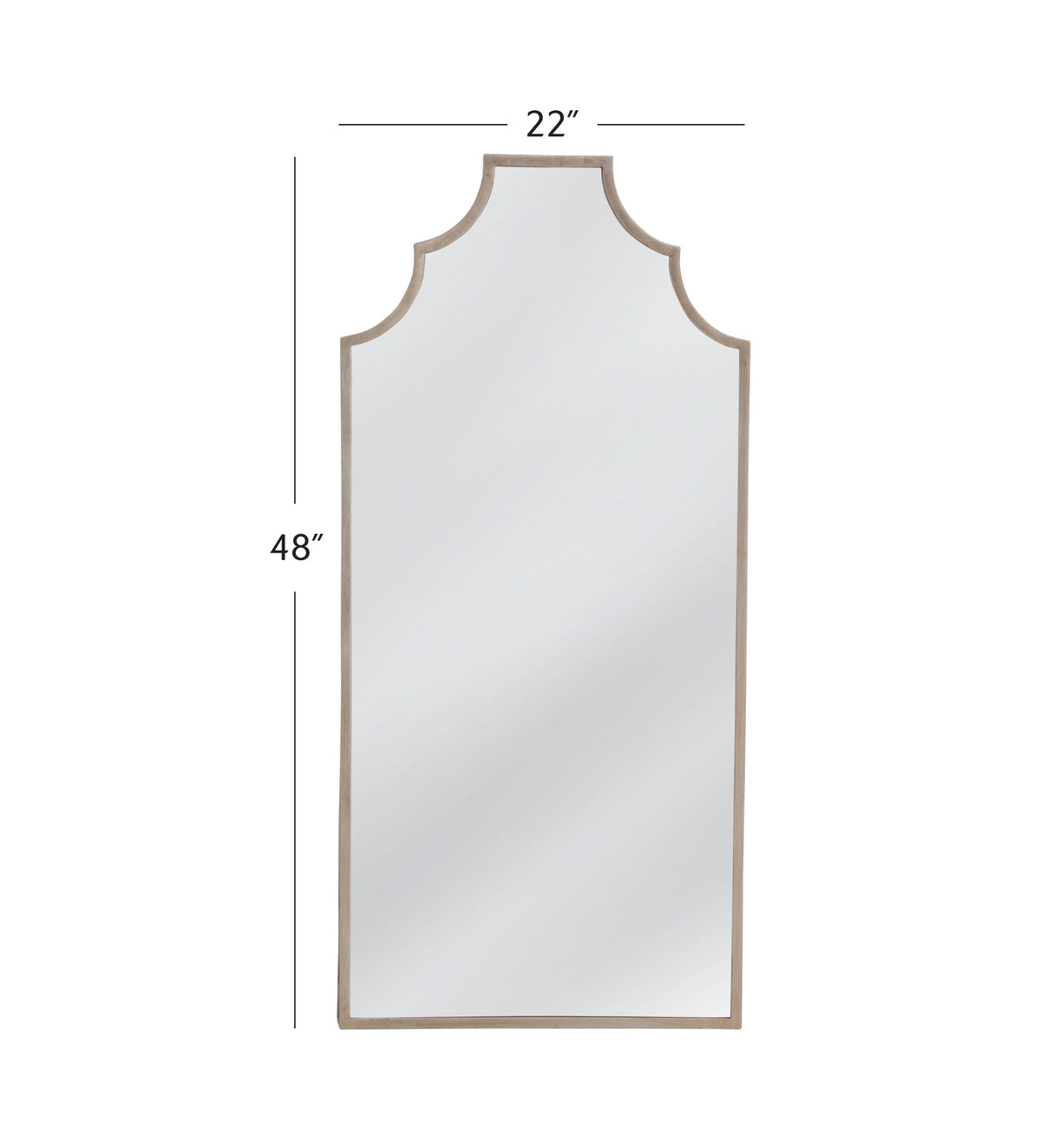 Bassett Silver Mohan Wall Mirror