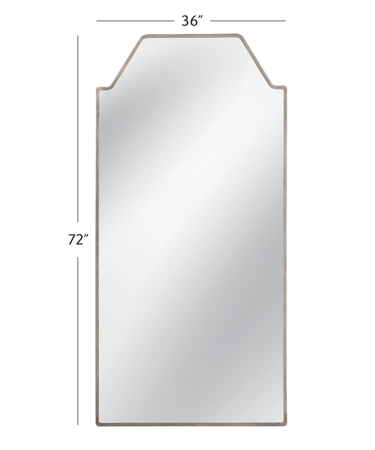Bassett Silver Annabelle Floor Mirror