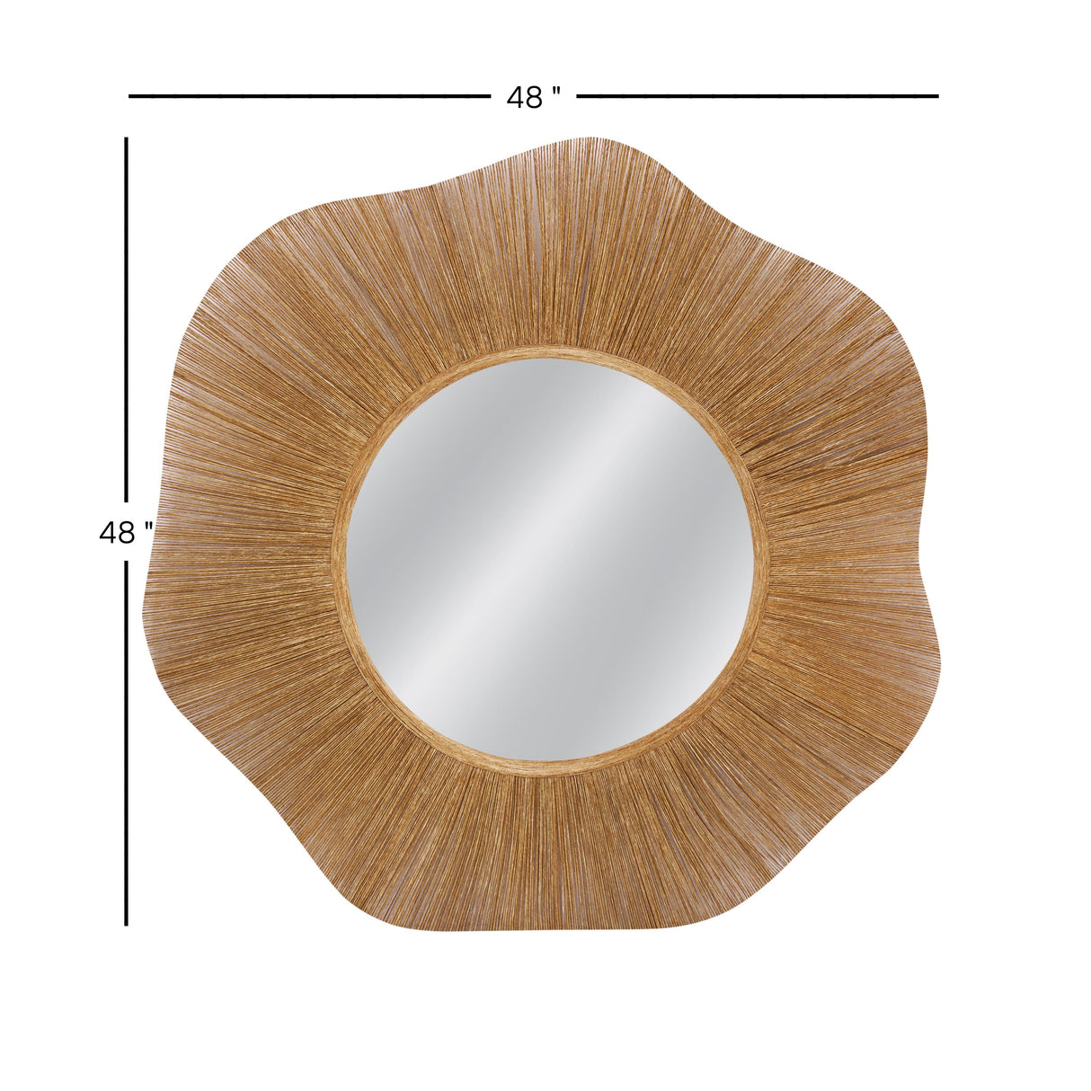 Bassett Natural Althea Wall Mirror