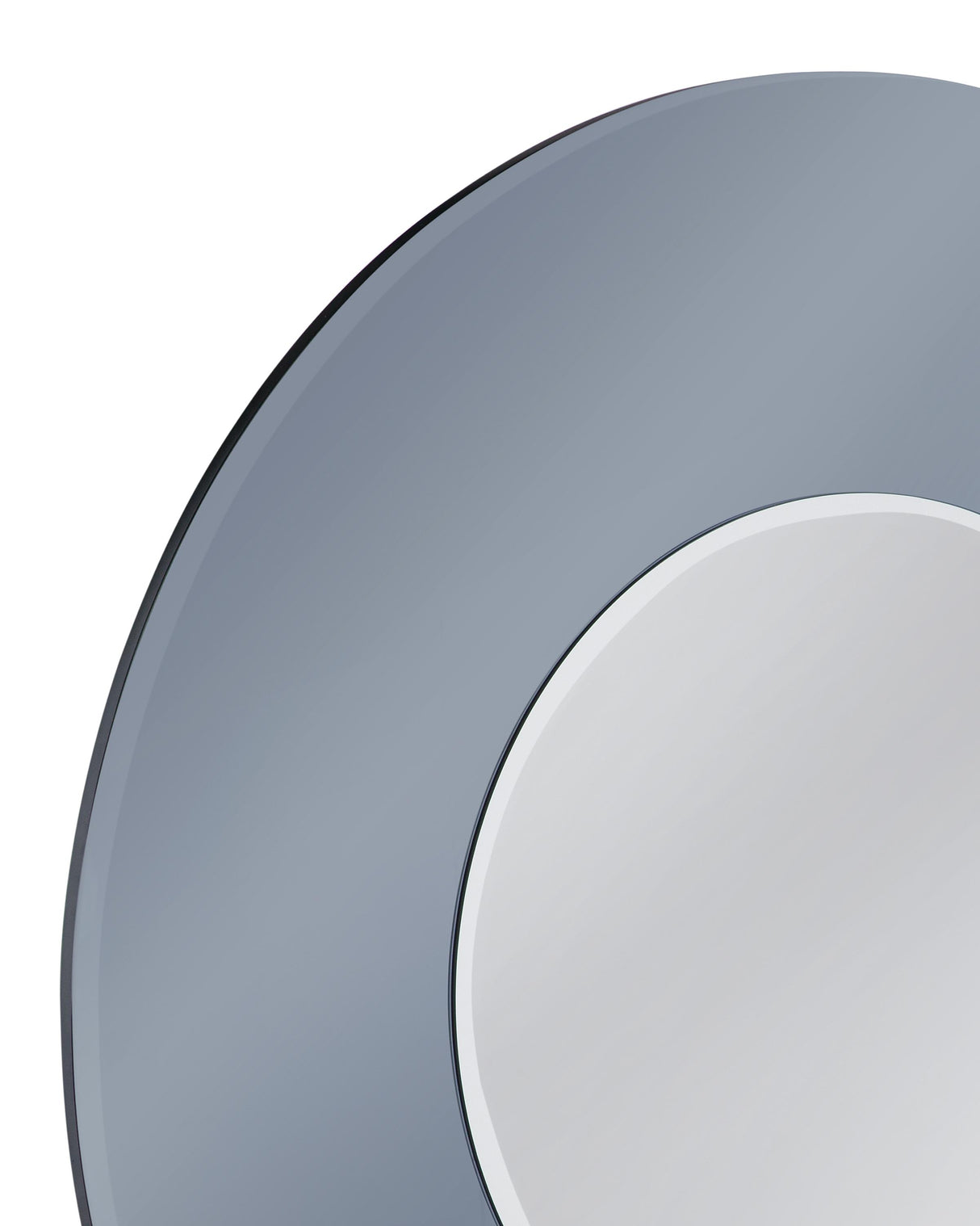 Bassett Gray Saturn Wall Mirror