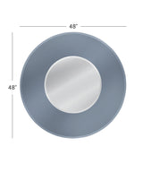 Bassett Gray Saturn Wall Mirror