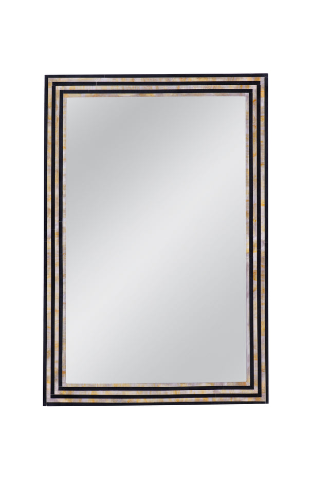 Bassett Black Stepford Wall Mirror