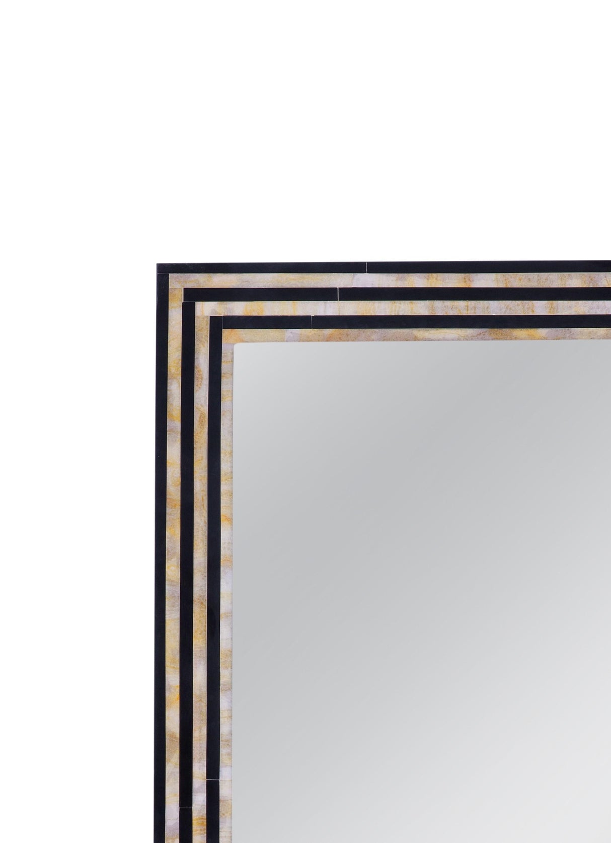 Bassett Black Stepford Wall Mirror