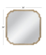 Bassett Silver Mimosa Wall Mirror