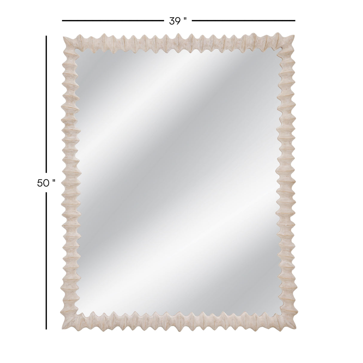 Bassett Cream Churchill Wall Mirror