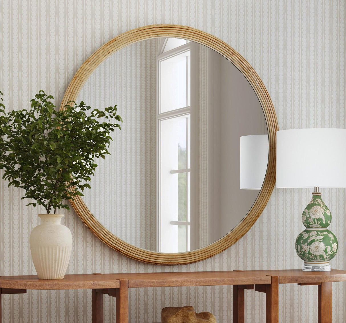Bassett Tan Grayson Wall Mirror