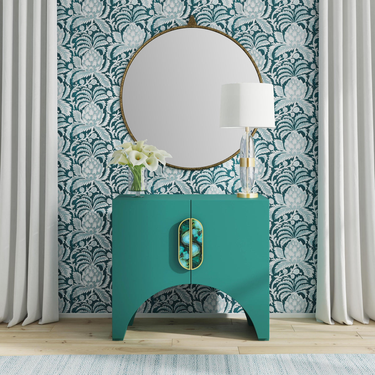 Bassett Gold Ezra Wall Mirror