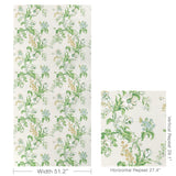 Brunschwig & Fils MAINTENON PRINT VERT/SOLEIL Fabric