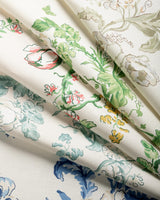 Brunschwig & Fils MAINTENON PRINT VERT/SOLEIL Fabric