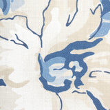 Brunschwig & Fils MAINTENON PRINT BLUE Fabric