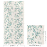 Brunschwig & Fils MAINTENON PRINT AQUA Fabric