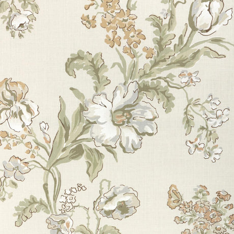 Brunschwig & Fils MAINTENON PRINT SPICE Fabric