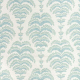 Brunschwig & Fils PONCHETTE PRINT AQUA Fabric