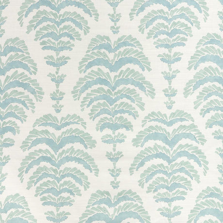Brunschwig & Fils PONCHETTE PRINT AQUA Fabric