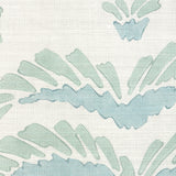 Brunschwig & Fils PONCHETTE PRINT AQUA Fabric